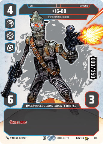 IG-88 - Programmed to Kill (Serialized) (899) (899) [A Lawless Time]