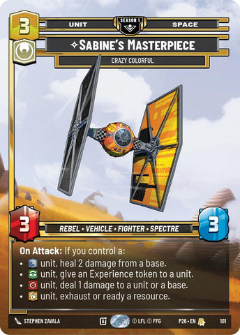 Sabine's Masterpiece - Crazy Colorful (101) (101) [Sector and Regional Promos: Season 1]