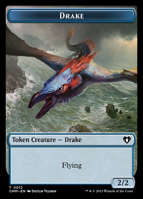 Eldrazi Spawn // Drake Double-Sided Token [Commander Masters Tokens]