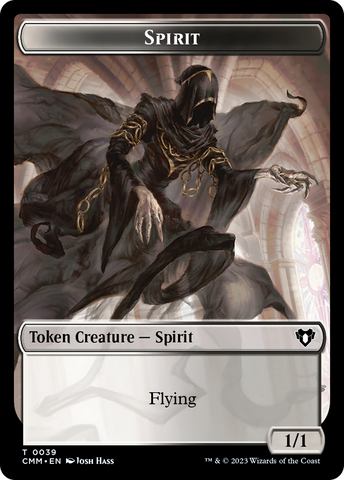 Spirit // Eldrazi Scion Double-Sided Token [Commander Masters Tokens]