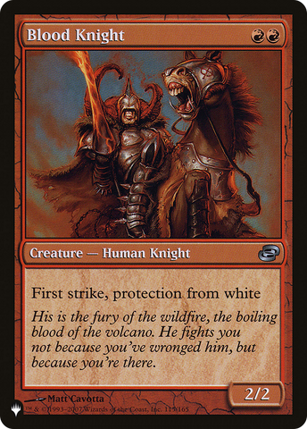 Blood Knight [The List]