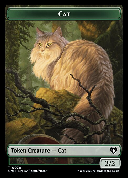 Treasure // Cat (0030) Double-Sided Token [Commander Masters Tokens]