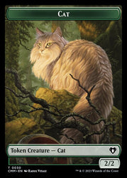 Treasure // Cat (0030) Double-Sided Token [Commander Masters Tokens]