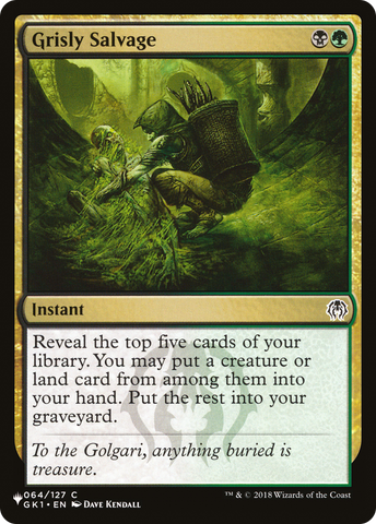 Grisly Salvage [The List]