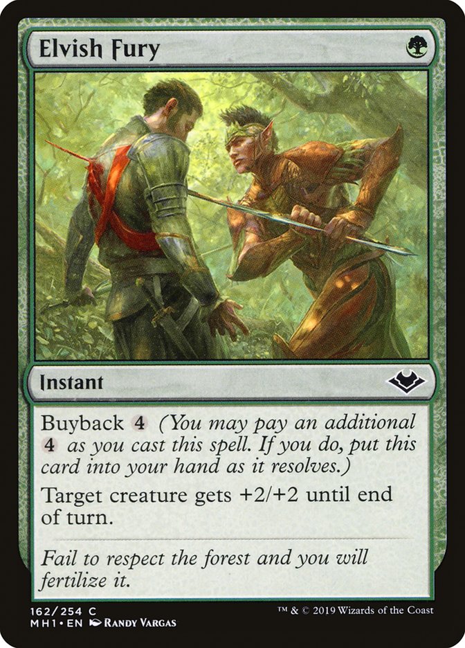 Elvish Fury [Modern Horizons]