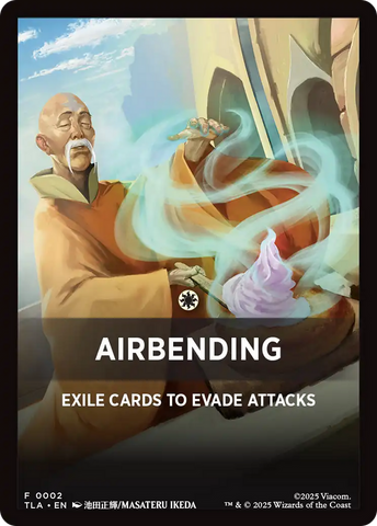 Airbending Theme Card [Avatar: The Last Airbender Tokens]