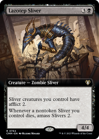 Lazotep Sliver (Extended Art) [Commander Masters]