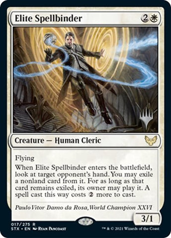 Elite Spellbinder (Promo Pack) [Strixhaven: School of Mages Promos]