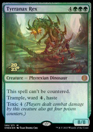 Tyrranax Rex [Phyrexia: All Will Be One Prerelease Promos]