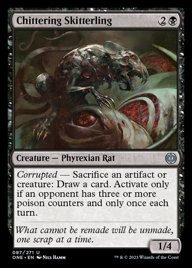 Chittering Skitterling [Phyrexia: All Will Be One]