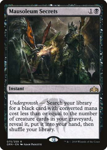 Mausoleum Secrets (Promo Pack) [Guilds of Ravnica Promos]