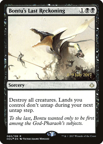 Bontu's Last Reckoning [Hour of Devastation Prerelease Promos]