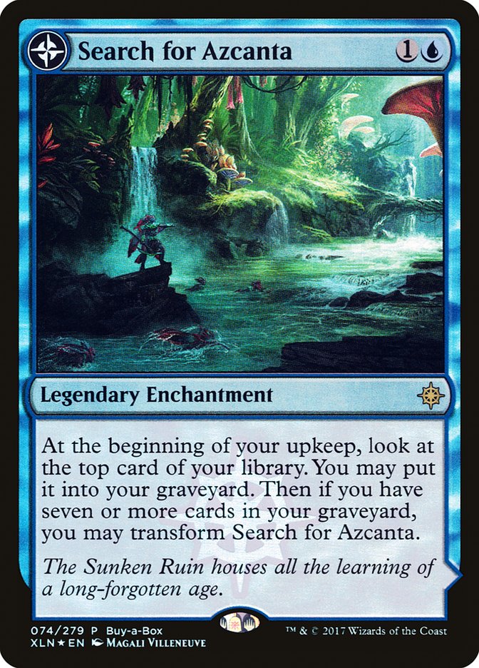 Search for Azcanta // Azcanta, the Sunken Ruin (Buy-A-Box) [Ixalan Treasure Chest]