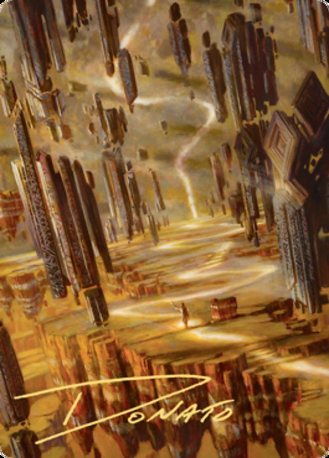 Brightclimb Pathway Art Card (Gold-Stamped Signature) [Zendikar Rising Art Series]