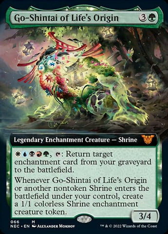 Go-Shintai of Life's Origin (Extended Art) [Kamigawa: Neon Dynasty Commander]