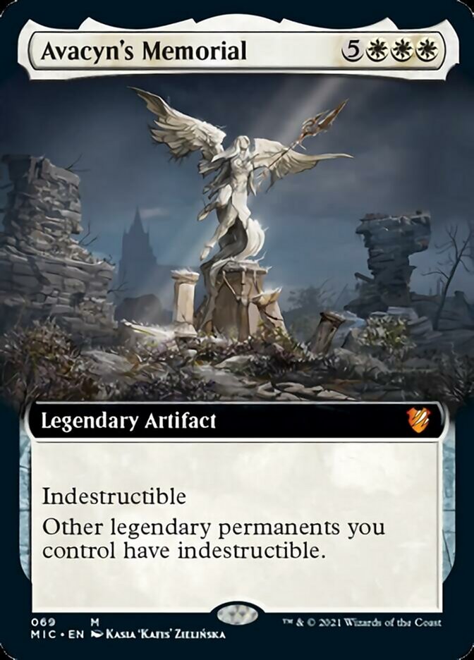 Avacyn's Memorial (Extended Art) [Innistrad: Midnight Hunt Commander]