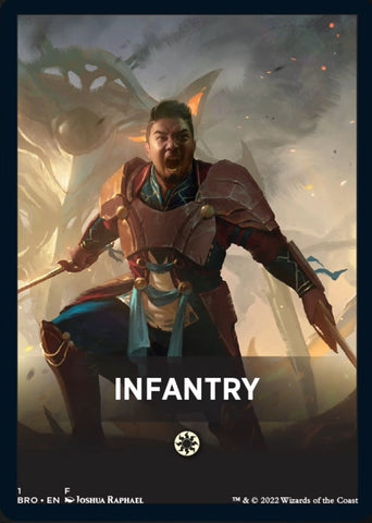 Infantry Theme Card [The Brothers' War Tokens]