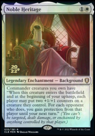 Noble Heritage [Commander Legends: Battle for Baldur's Gate Prerelease Promos]