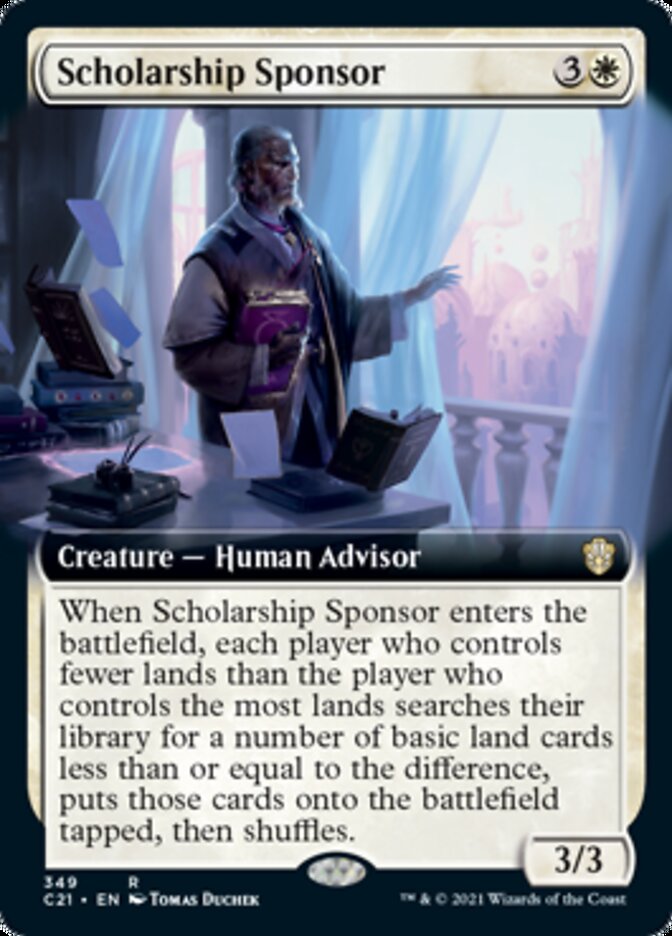 Scholarship Sponsor (Extended Art) [Commander 2021]