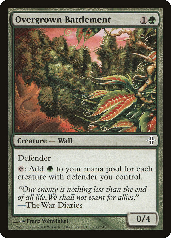 Overgrown Battlement [Rise of the Eldrazi]