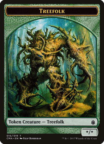 Treefolk Token [Commander Anthology Tokens]