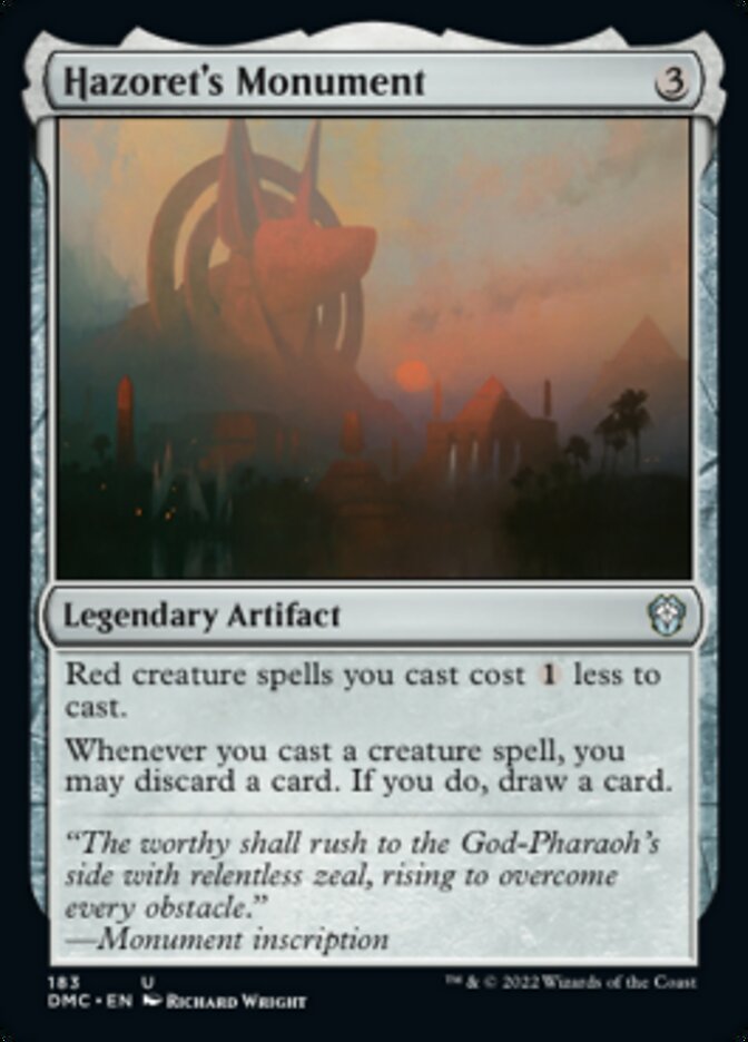 Hazoret's Monument [Dominaria United Commander]