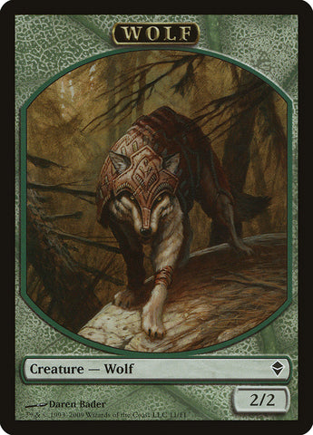 Wolf Token [Zendikar Tokens]