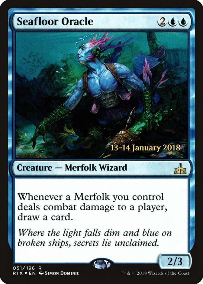 Seafloor Oracle [Rivals of Ixalan Prerelease Promos]