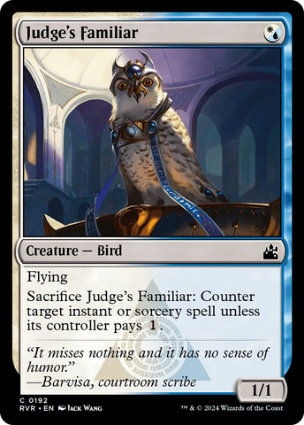 Judge's Familiar [Ravnica Remastered]