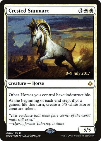 Crested Sunmare [Hour of Devastation Prerelease Promos]