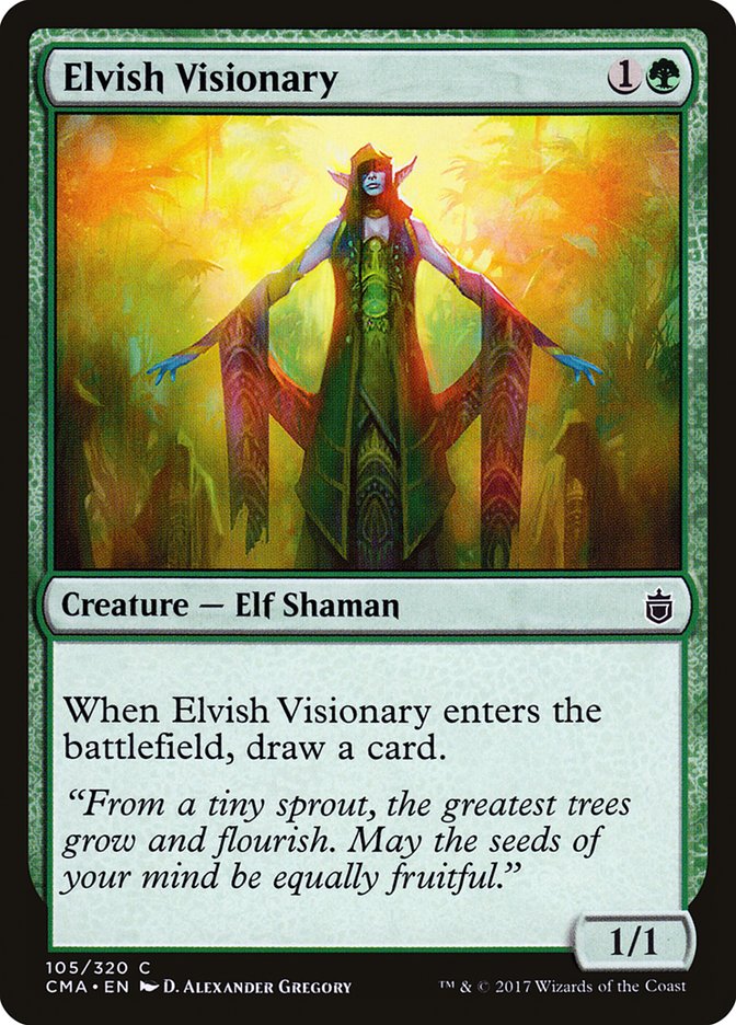 Elvish Visionary [Commander Anthology]