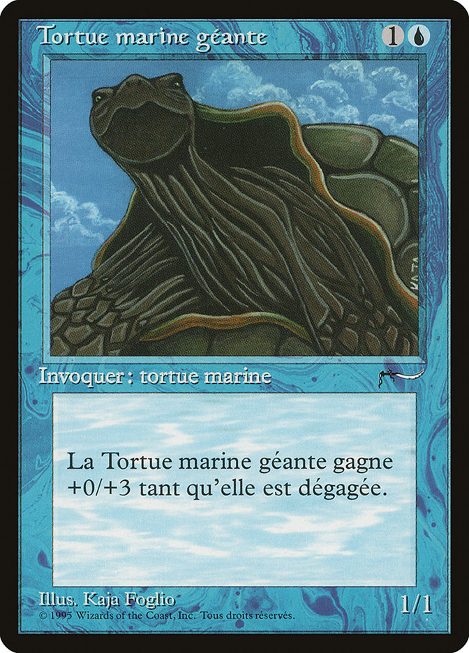 Giant Tortoise (French) - "Tortue marine geante" [Renaissance]