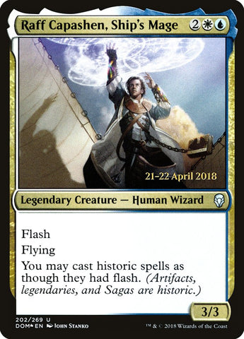 Raff Capashen, Ship's Mage [Dominaria Prerelease Promos]