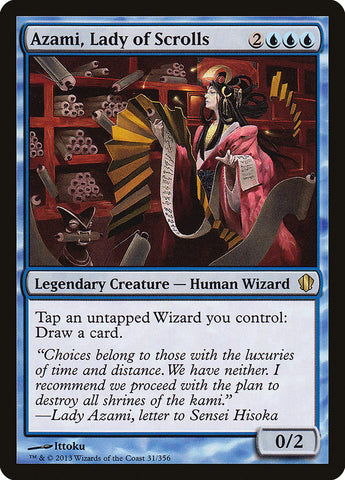 Azami, Lady of Scrolls [Commander 2013]