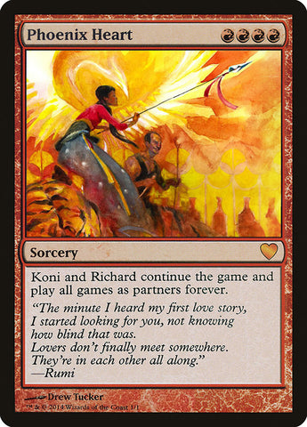 Phoenix Heart [Celebration Cards]