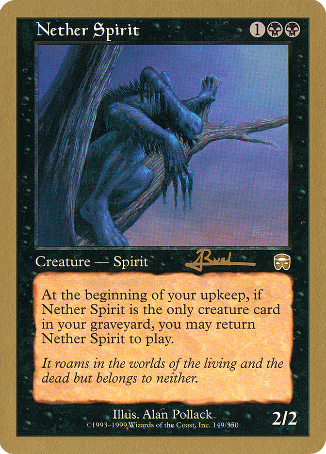 Nether Spirit (Antoine Ruel) [World Championship Decks 2001]