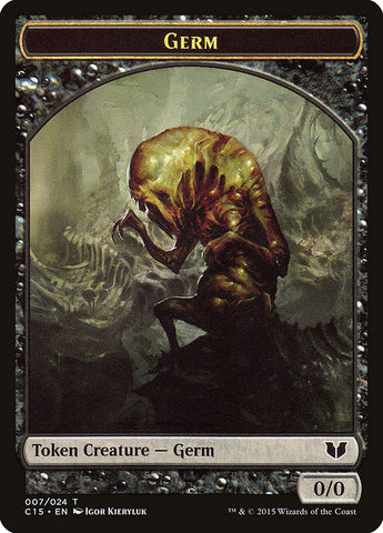 Frog Lizard // Germ Double-Sided Token [Commander 2015 Tokens]