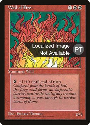 Wall of Fire [Fourth Edition (Foreign Black Border)]