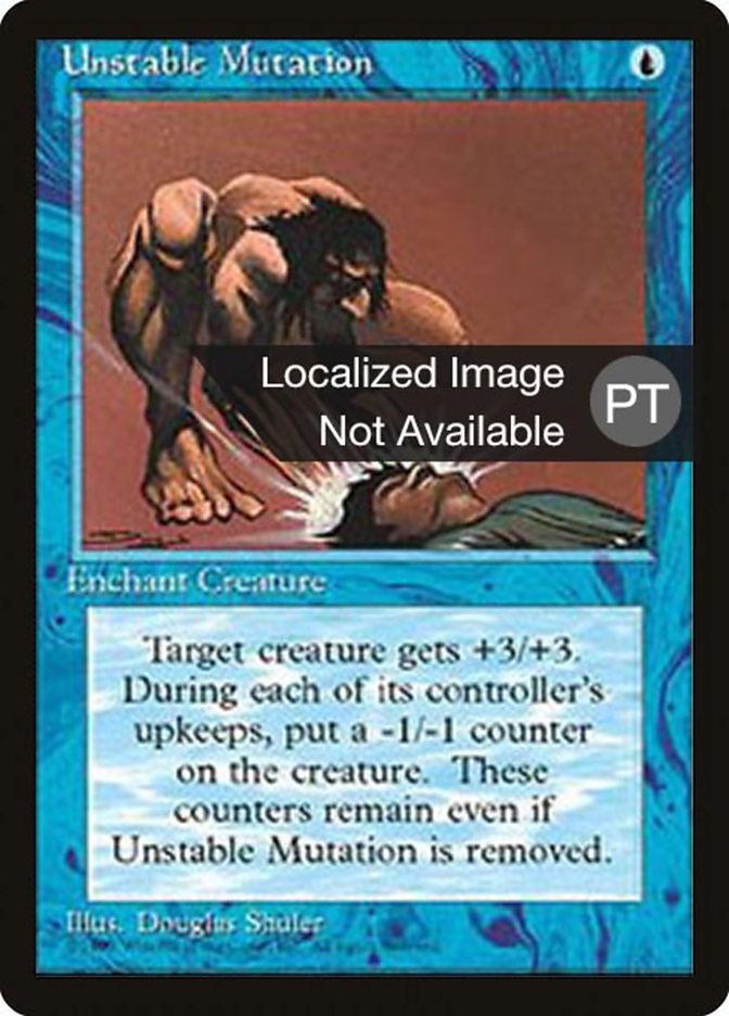 Unstable Mutation [Fourth Edition (Foreign Black Border)]