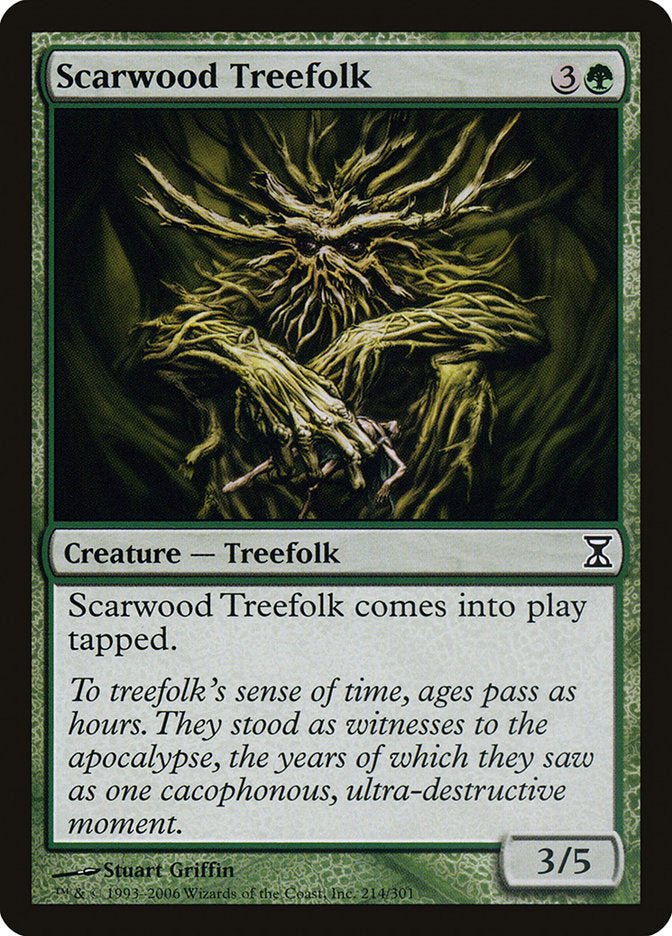 Scarwood Treefolk [Time Spiral]