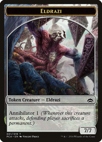 Eldrazi Spawn (003) // Eldrazi Double-Sided Token [Planechase Anthology Tokens]