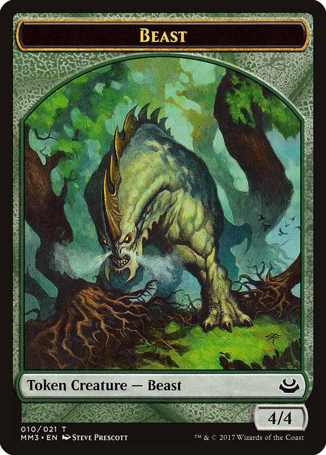 Beast Token (010/021) [Modern Masters 2017 Tokens]