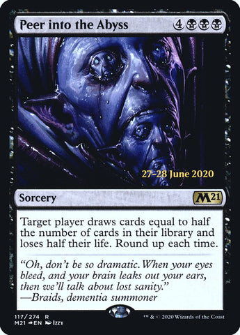 Peer into the Abyss [Core Set 2021 Prerelease Promos]