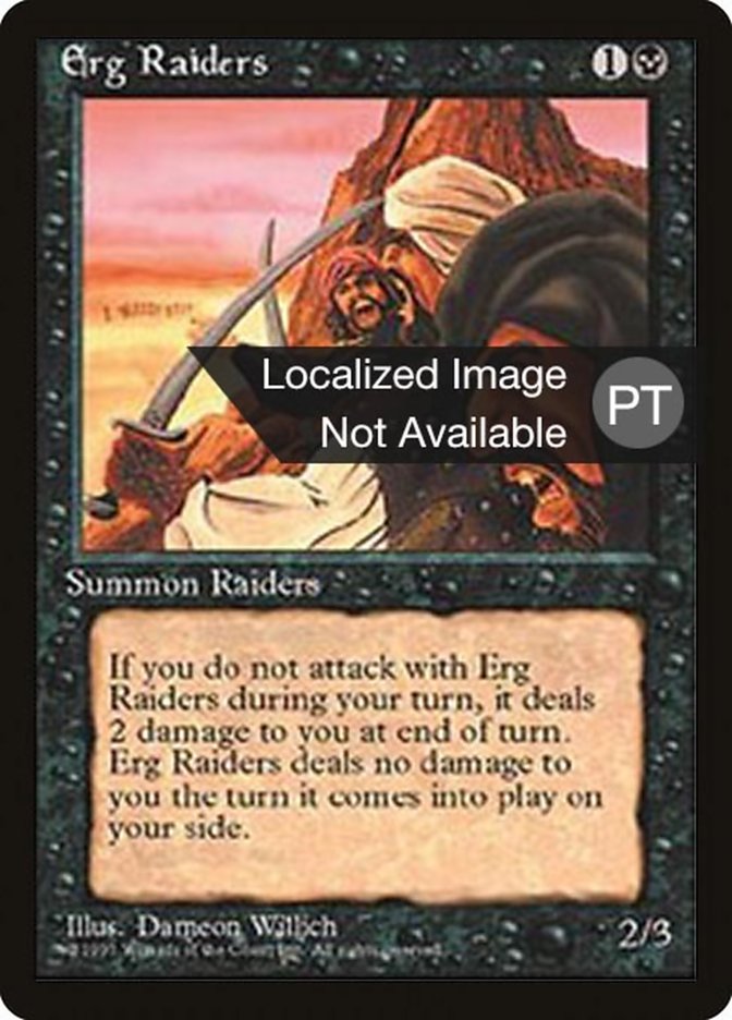 Erg Raiders [Fourth Edition (Foreign Black Border)]