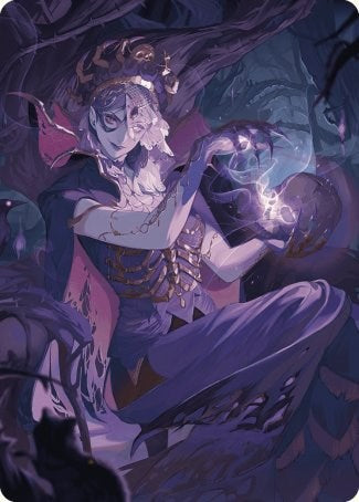 Necropotence Art Card [Wilds of Eldraine Art Series]