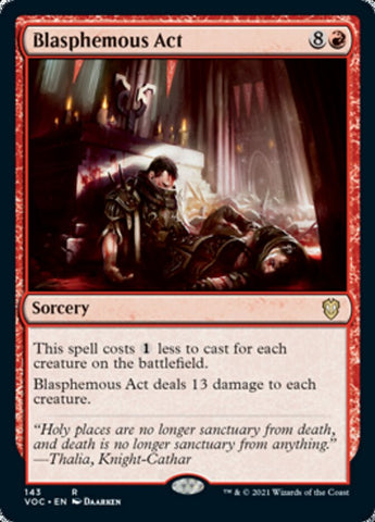 Blasphemous Act [Innistrad: Crimson Vow Commander]