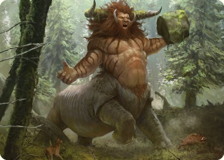 Stonehoof Chieftain Art Card [Commander Masters Art Series]