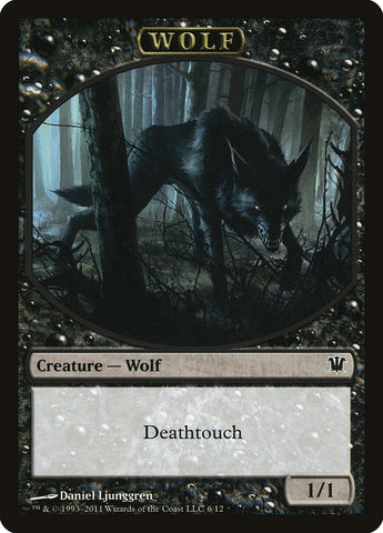 Wolf Token (6/12) [Innistrad Tokens]