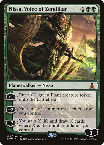 Nissa, Voice of Zendikar (Promo Pack) [Oath of the Gatewatch Promos]