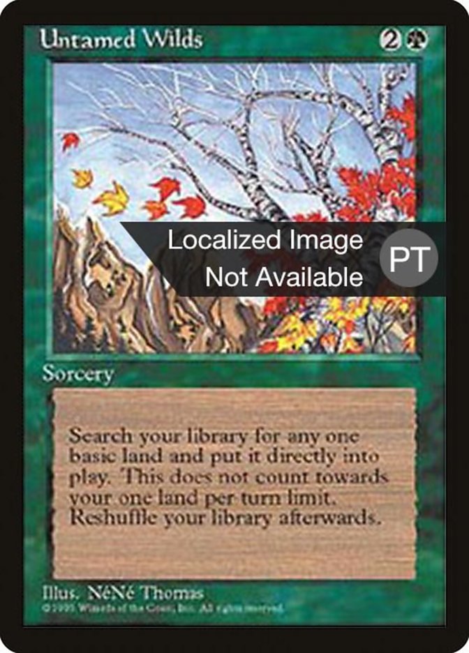 Untamed Wilds [Fourth Edition (Foreign Black Border)]